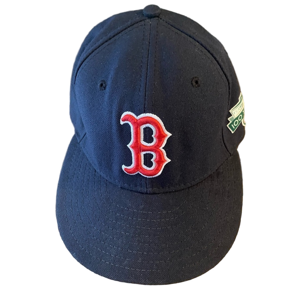 New Era Boston Red Sox Fenway Park 100 Years 59FIFTY Fitted Hat Size 6 7/8 RARE